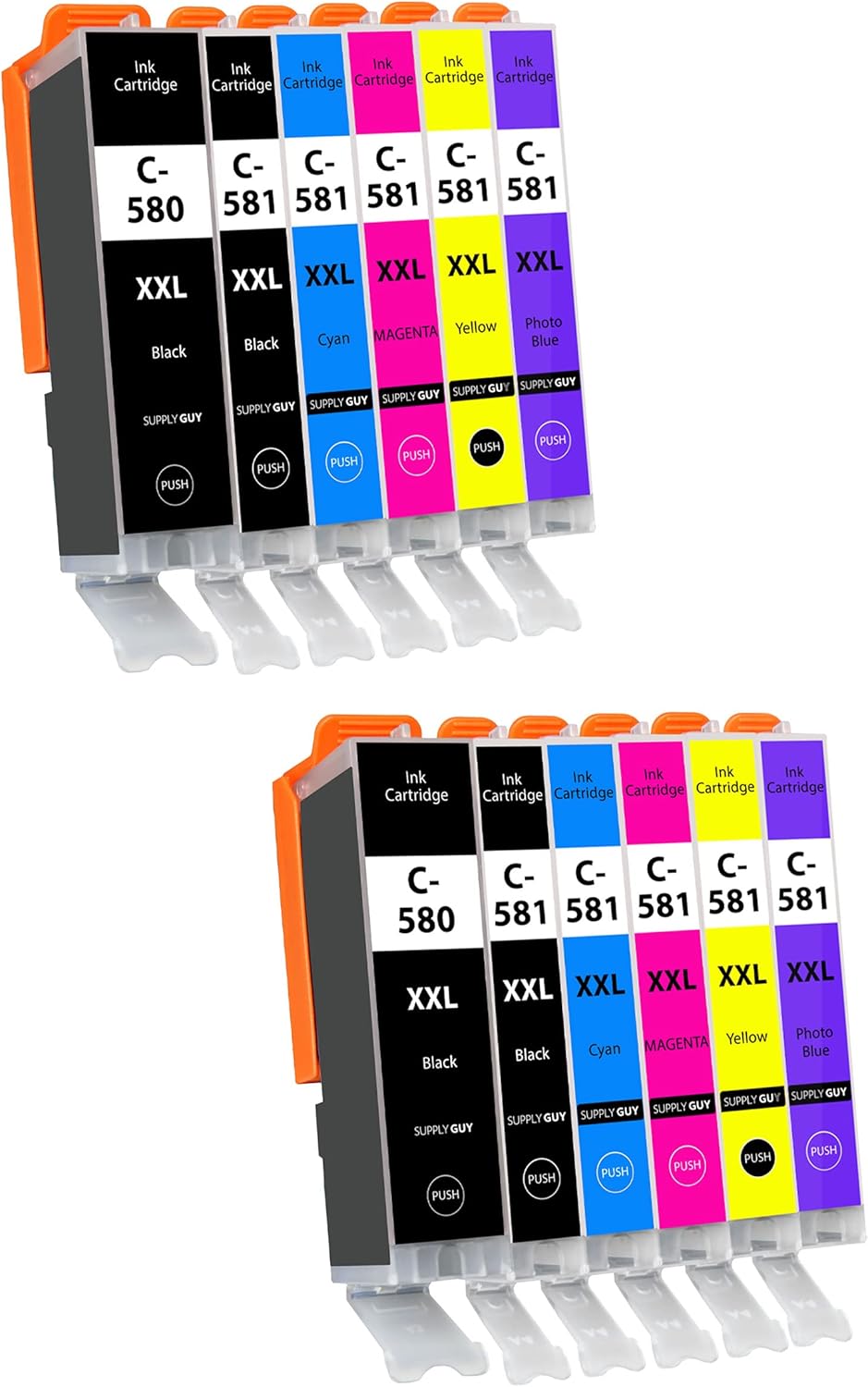 Supply Guy 581XXL Inktpatronen Zwart compatibel met Canon CLI-581 XXL voor Pixma TS705 TS705a TS6350 TS6350a TS6351 TS6351a TS6300 TR8550 TS9550 Multipack 5 Inktcartridges 581 XXL Supply Guy 581XXL Inktpatronen Zwart compatibel met Canon CLI-581 XXL voor Pixma TS705 TS705a TS6350 TS6350a TS6351 TS6351a TS6300 TR8550 TS9550 Multipack 5 Inktcartridges 581 XXL