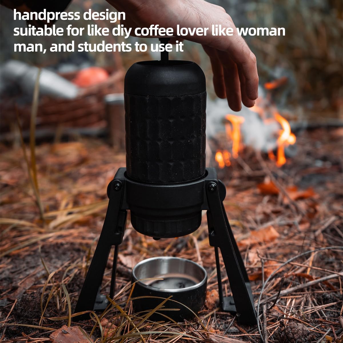 STARESSO Macchina da caffè portatile grande capacità manuale per campeggio, casa (PRO) STARESSO Macchina da caffè portatile grande capacità manuale per campeggio, casa (PRO)