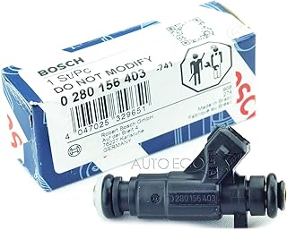 Bico Injetor Bosch 0280156403, Compatível com Volkswagen Crossfox/Fox 1.6 ano 2008 a 2009. Gol 1.6 ano 2008 em diante. Polo 1.6 ano 2007 a 2008. Voyage 1.6 ano 2008 em diante, marrom