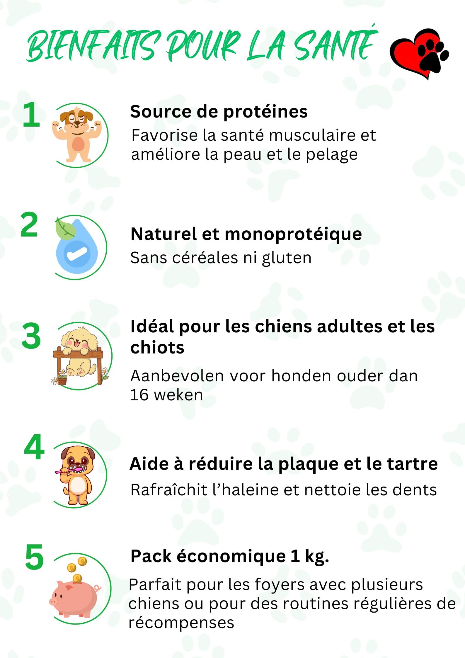 Friandises Naturelles pour Chiens, Cartilage de bœuf – Lot 700g. | Mastication Déshydratée Savoureuse et Saine