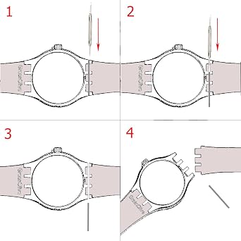 Silver Plated Stainless Steel Buckle Waterproof Silicone Rubber Watch Strap Watch Band (17mm, Iridescence)
