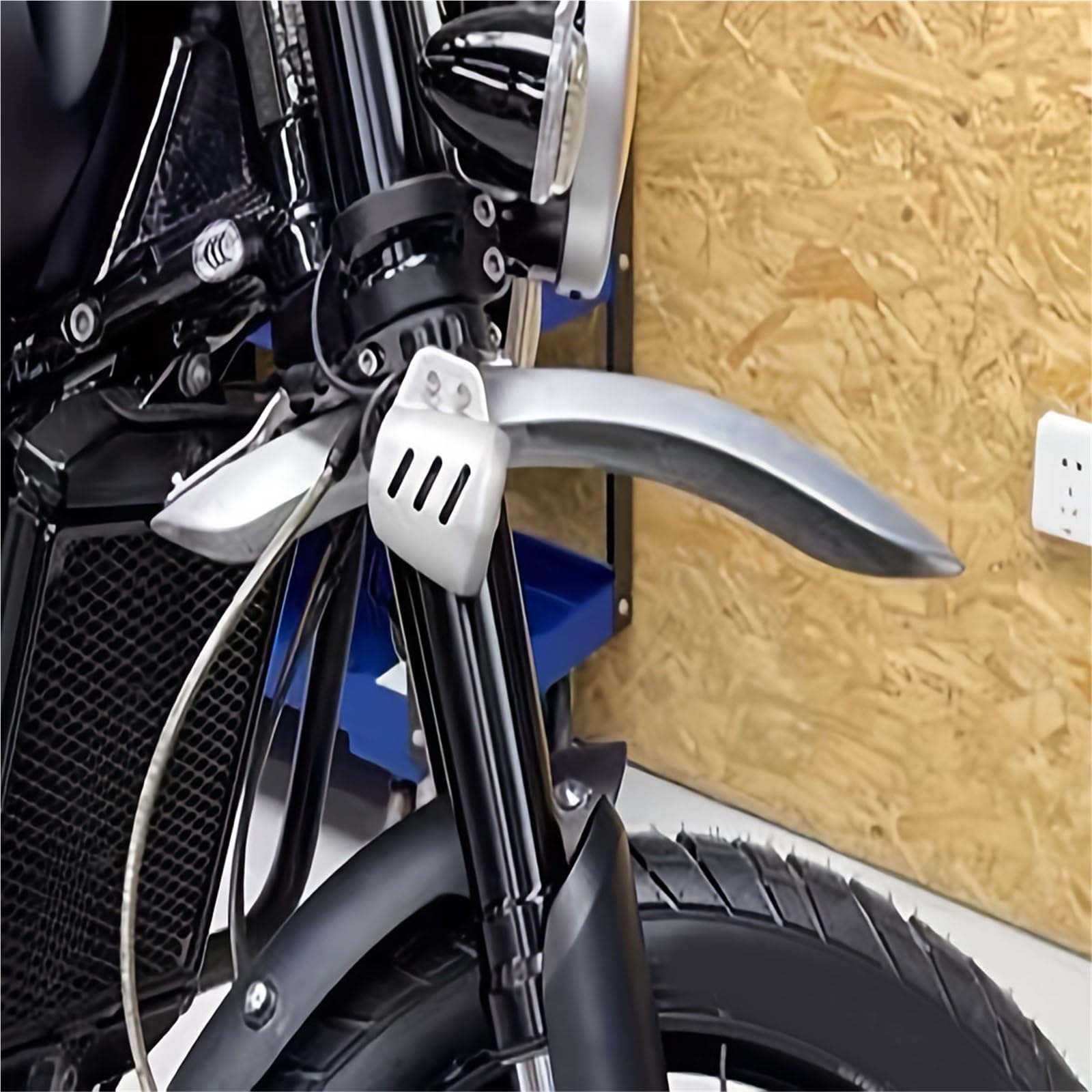 Moto Universale Argento Parafango Splash Scooter Offroa Per Kawasaki Dirt Bike