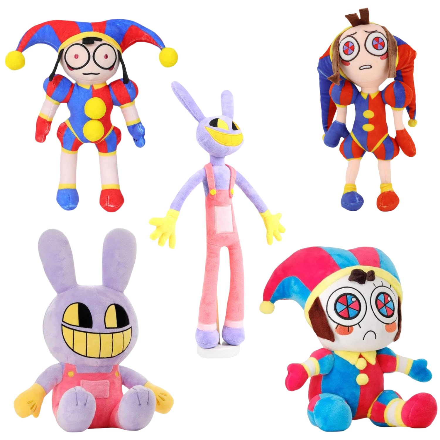 Buy (5piece set) AdTemp The Amazing Digital Circus Plush,Pomni and Jax