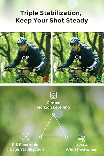 Miniatura 6 de Dron X1 con cámara, dron con cámara autónoma con modo Follow Me, mini dron plegable con captura de video HDR, despegue de palma, rutas de vuelo