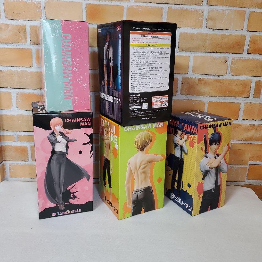 チェンソーマン　フィギュア　マキマ　早川アキ　デンジ　パワー Amazon | チェンソーマン フィギュア5体セット 早川アキ マキマ