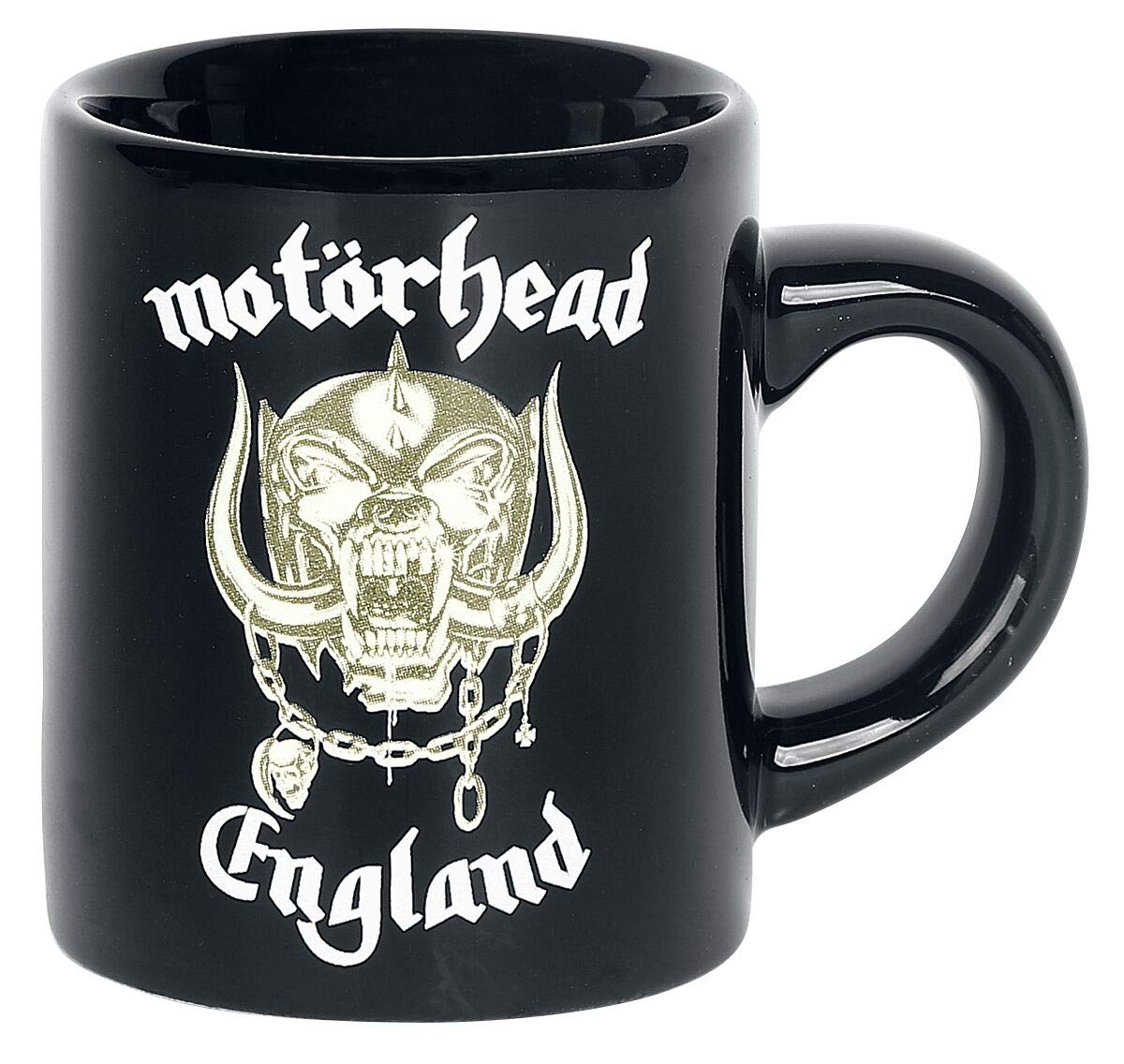 Rock Off Officially Licensed Products Black Motörhead England - Espresso Cup Mug