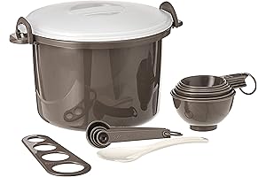 Joseph Joseph Rice Cooker Microwave | Premium Microwave Rice Cooker Steamer |...