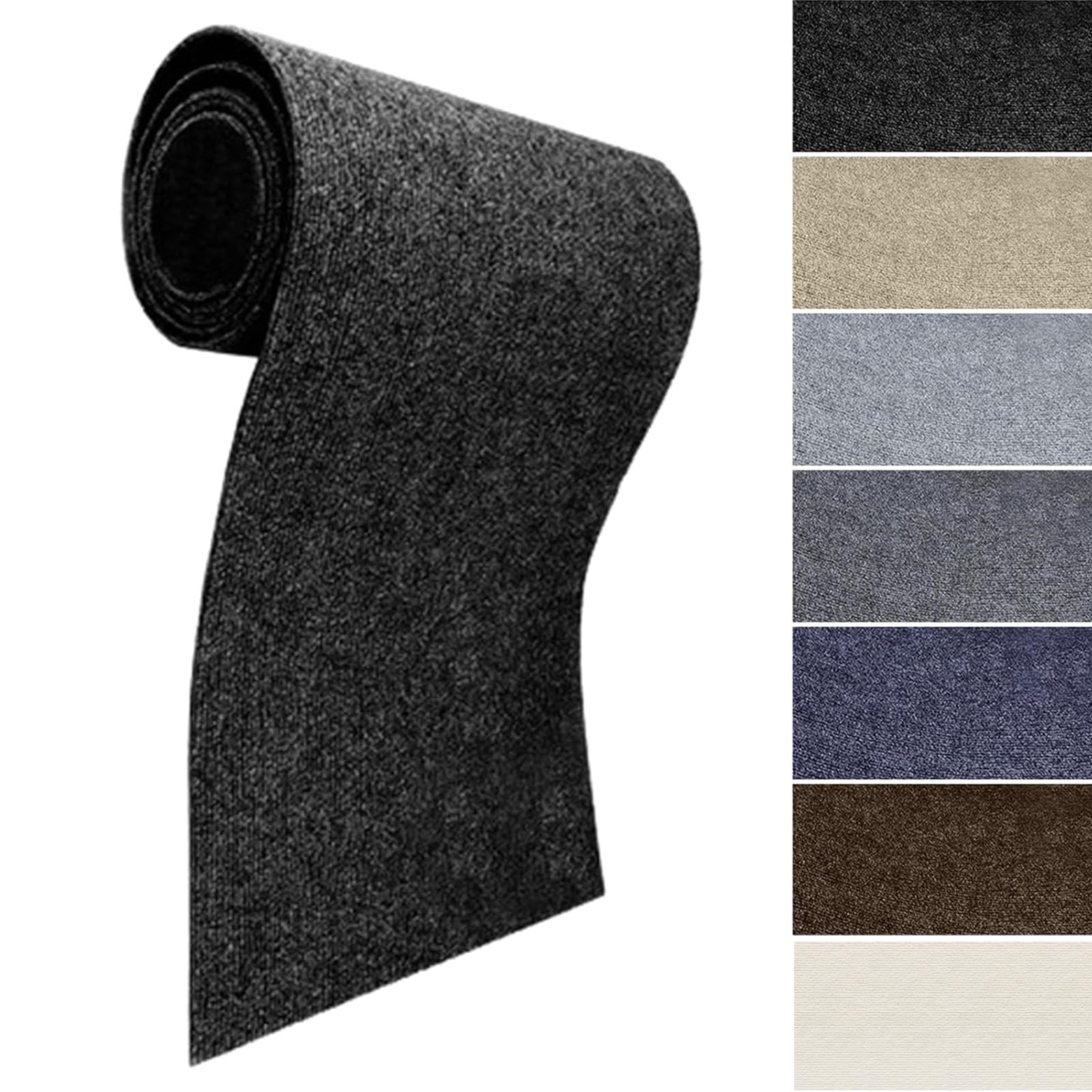 Self-Adhesive Cat Scratching Mat, Anti-Scratch Furniture Protectors, Scratching Board for Walls, Carpets, Sofa (Black)