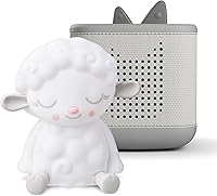 Vista 1 de Toniebox 2 - Paquete de reproductor de audio para niños de 1+ con luz nocturna Sleepy Sheep - Gris Luna