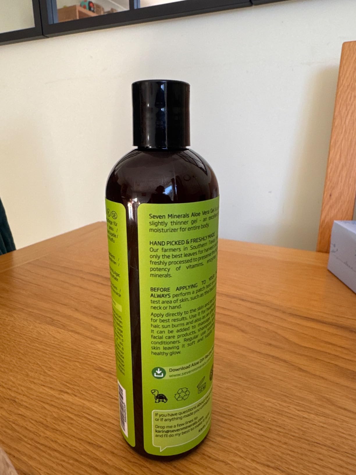 Seven Minerals Organic Aloe Vera Gel with 100% Pure Nepal | Ubuy