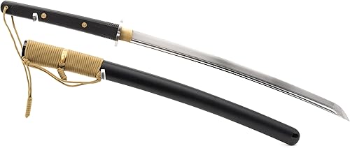 Miniatura 1 de HMS Tactical Swords - Espada de acero de manganeso (espada de samurái), color negro