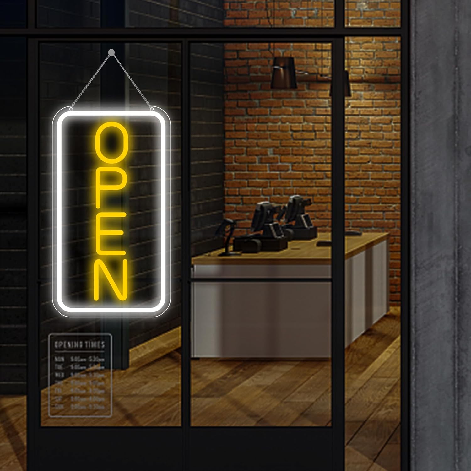 IMEGINA OPENネオンサイン ネオン看板 LEDネオンライト ネオン管 USB 