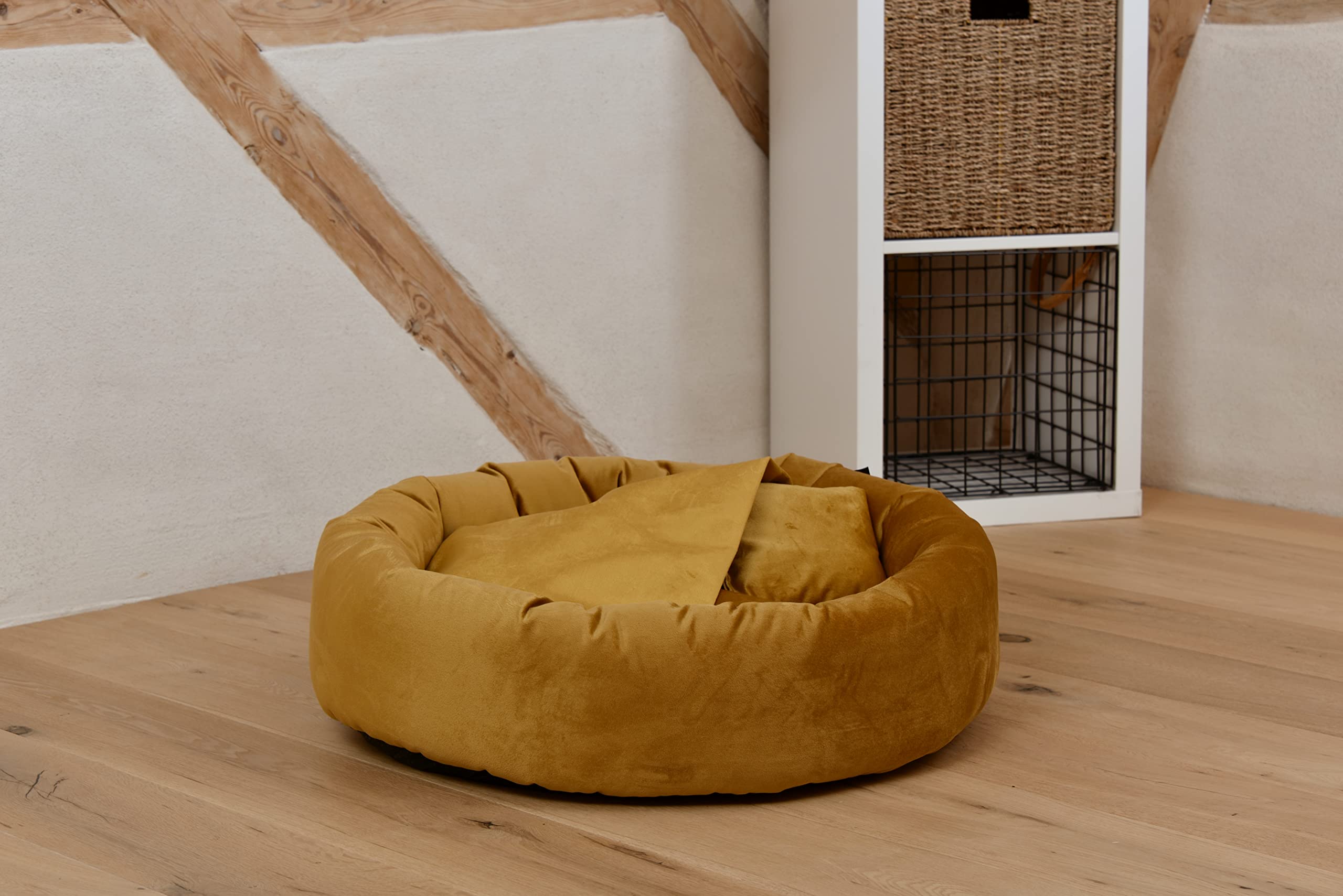 Rohrschneider Hundekissen Denver S (kleine Hunde) Senf, inkl. Gassibeutel