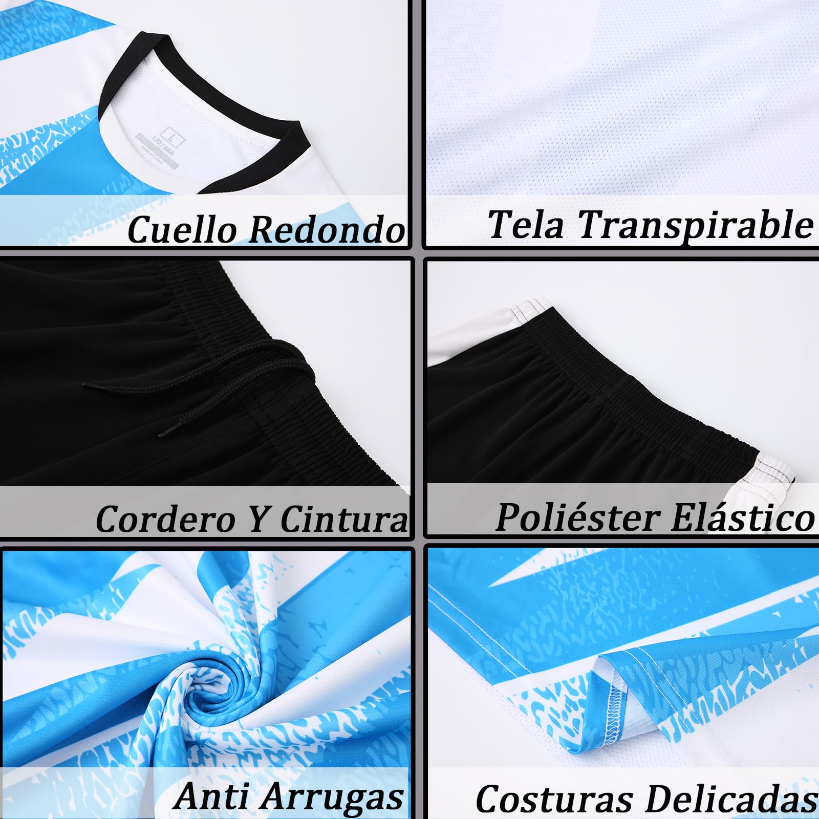 Camiseta Portero Personalizado para Niños Adultos Mangas Largas Equipacion Futbol Portero y Pantalones Cortos de Portero Pantalones Personalizados con su Nombre Número Equipo