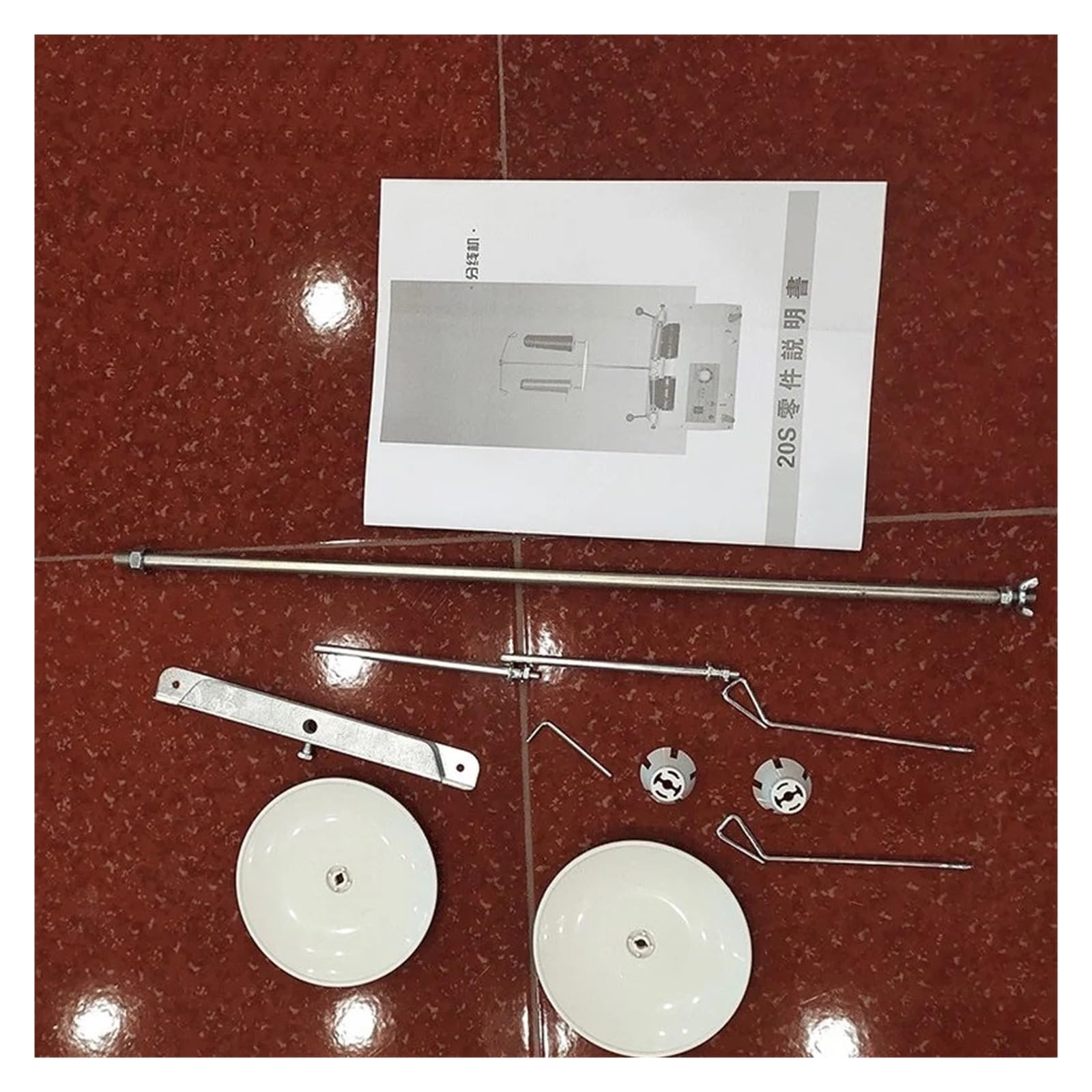 Máquina bobinadora, Máquina rebobinadora divisora ​​de doble cabezal for hilo de coser y bordar Para bobinas y sedales de pesca