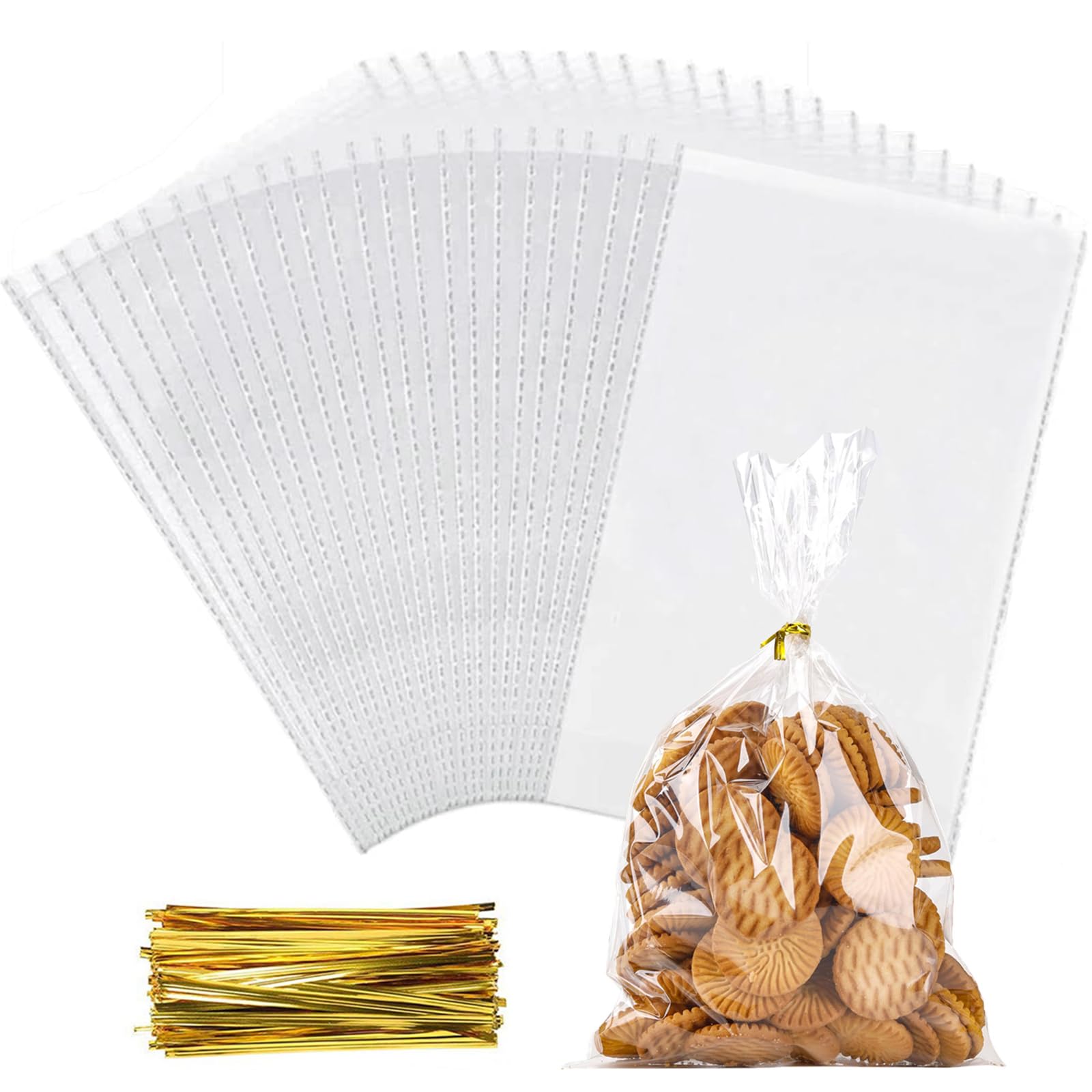Bustine Trasparenti In Cellophane 15x30 Cm - 100 Pezzi Per Alimenti, Regali E Conservazione - Foto 13