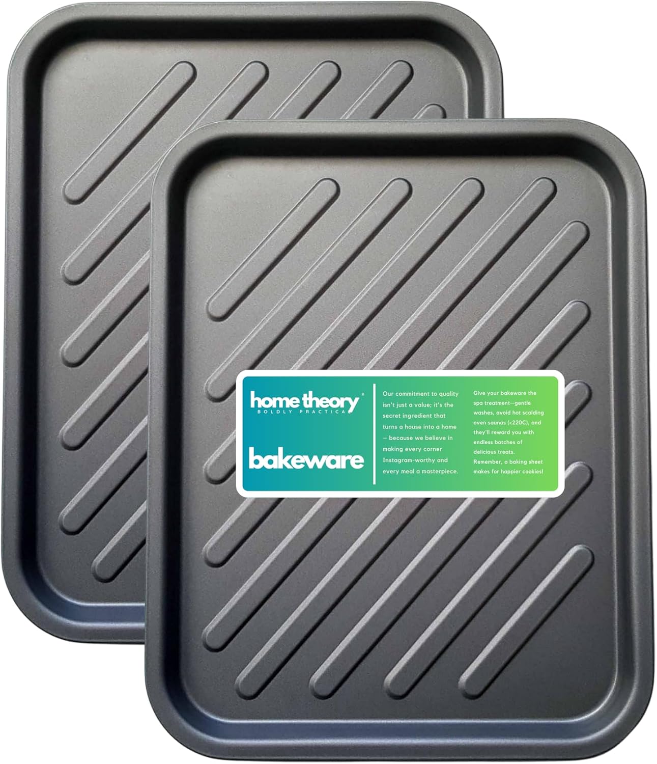 Griddle Style Ridge Baking Tray, Non-Stick, Dishwasher Safe, Multi-Pack ...