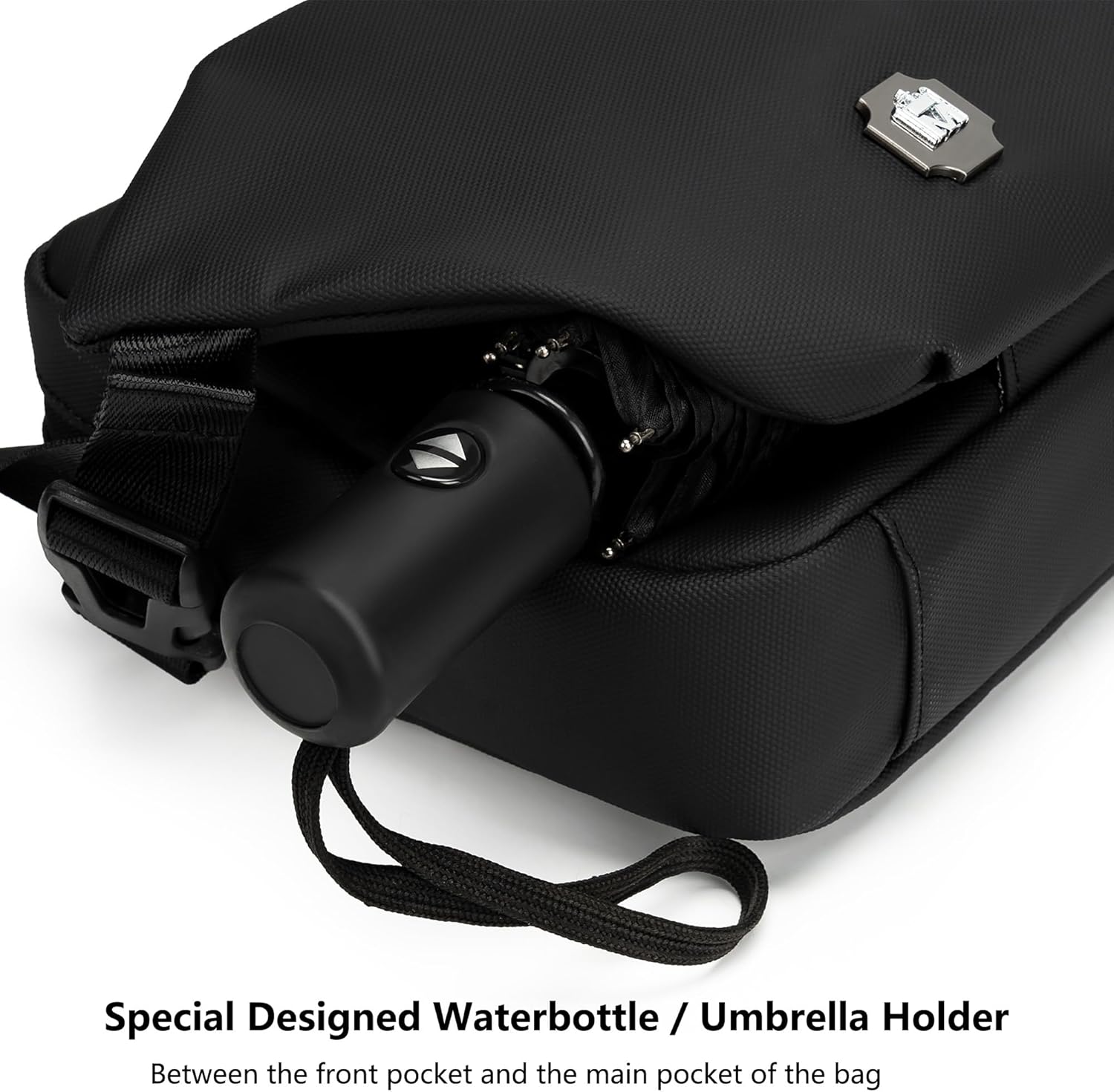 Waterproof Durable Crossbody Fanny Pack with Multi-pocket,Aesthetic Sling Backpack Chest Shoulder Bag for Men Women,Adjustable Strap,Travel,Hiking,Cycling,Daypack - Image 4