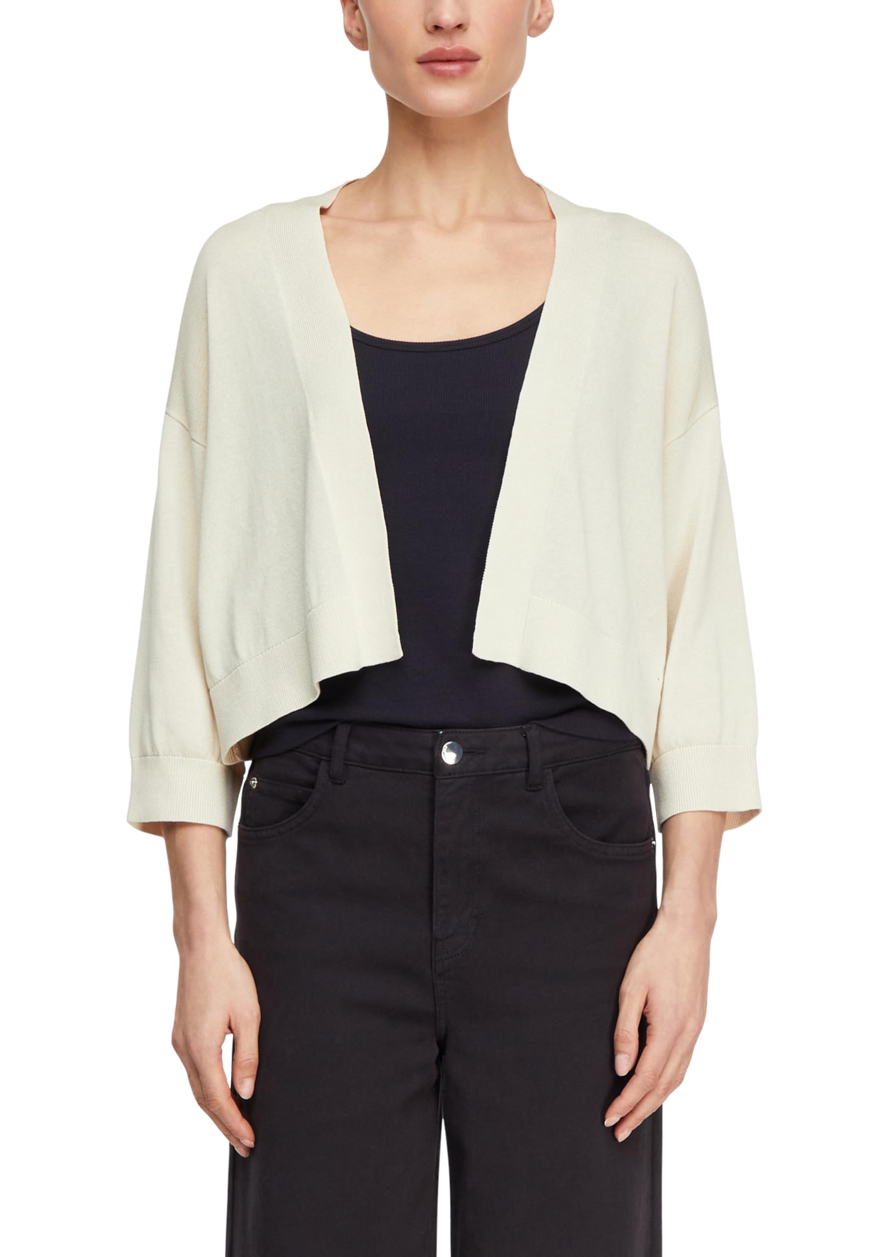 Comma Damen 2179681 Strickjacke