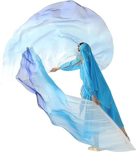 Vista 13 de MUNAFIE Worship Flags Set(2 Flags+2 Rods+1 Storage Bag) for Dance Church Flags for Worship Guard Flag Praise Dance Flags