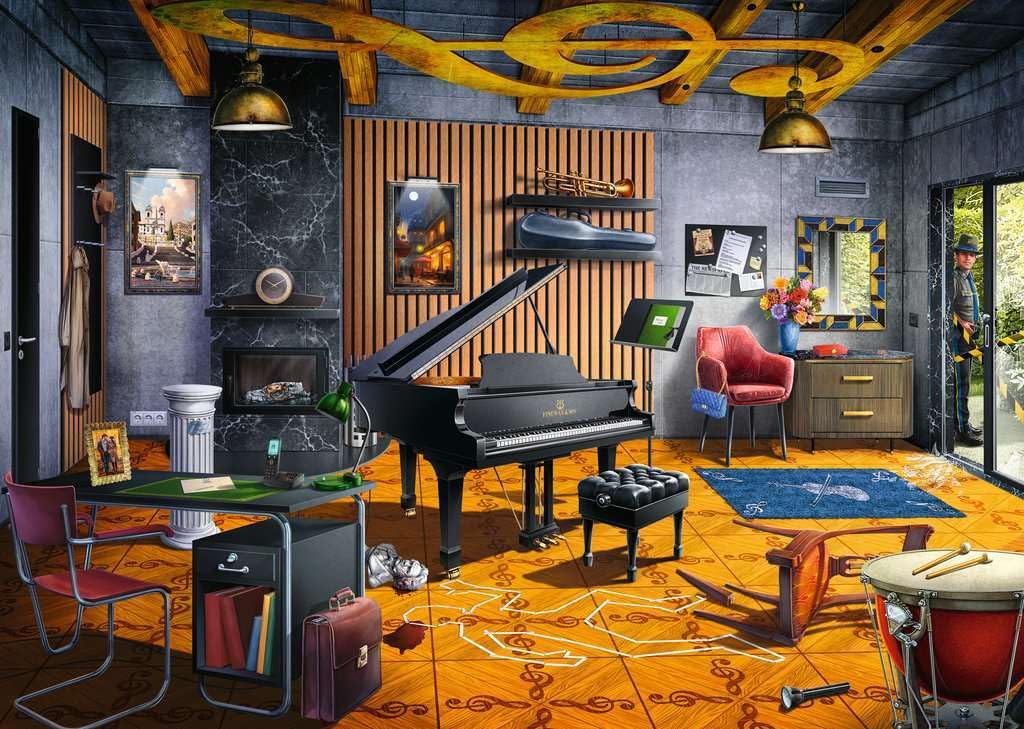 Image secondaire de Ravensburger Puzzle X Crime - La Mort Joue Beethoven, 408 pièces