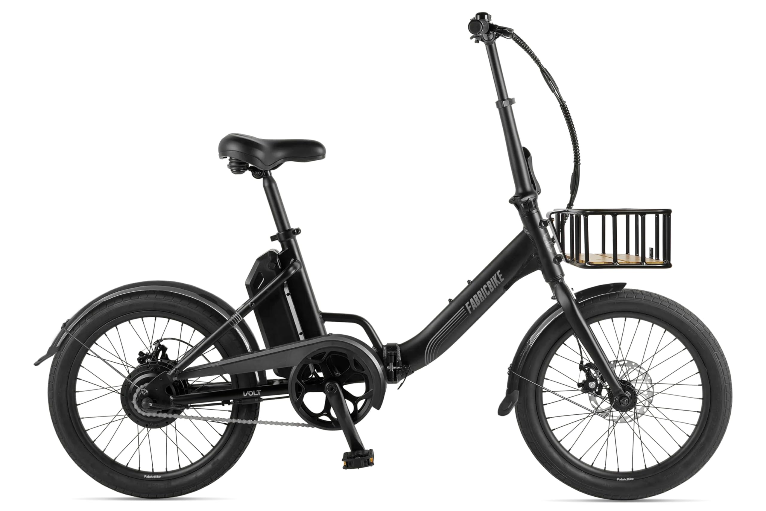 FabricBike Volt - Bicicletta elettrica pieghevole, bici elettrica per adulti 20 pollici, Ebike, motore da 250 W, 36 V 10 Ah, batteria rimovibile, velocità 25 km/h