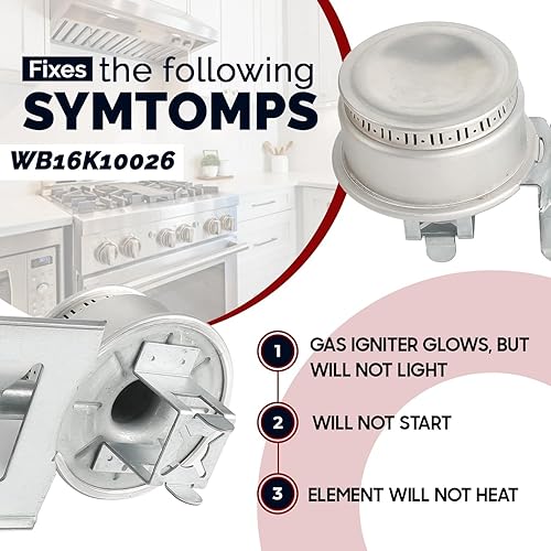 Miniatura 5 de WB16K10026 - Conjunto de quemador doble compatible con GE Kenmore - Repalces AP2633210, 868697, WB16K10026, 65932, WB16K10003, WB29K0001, WB29K0017,