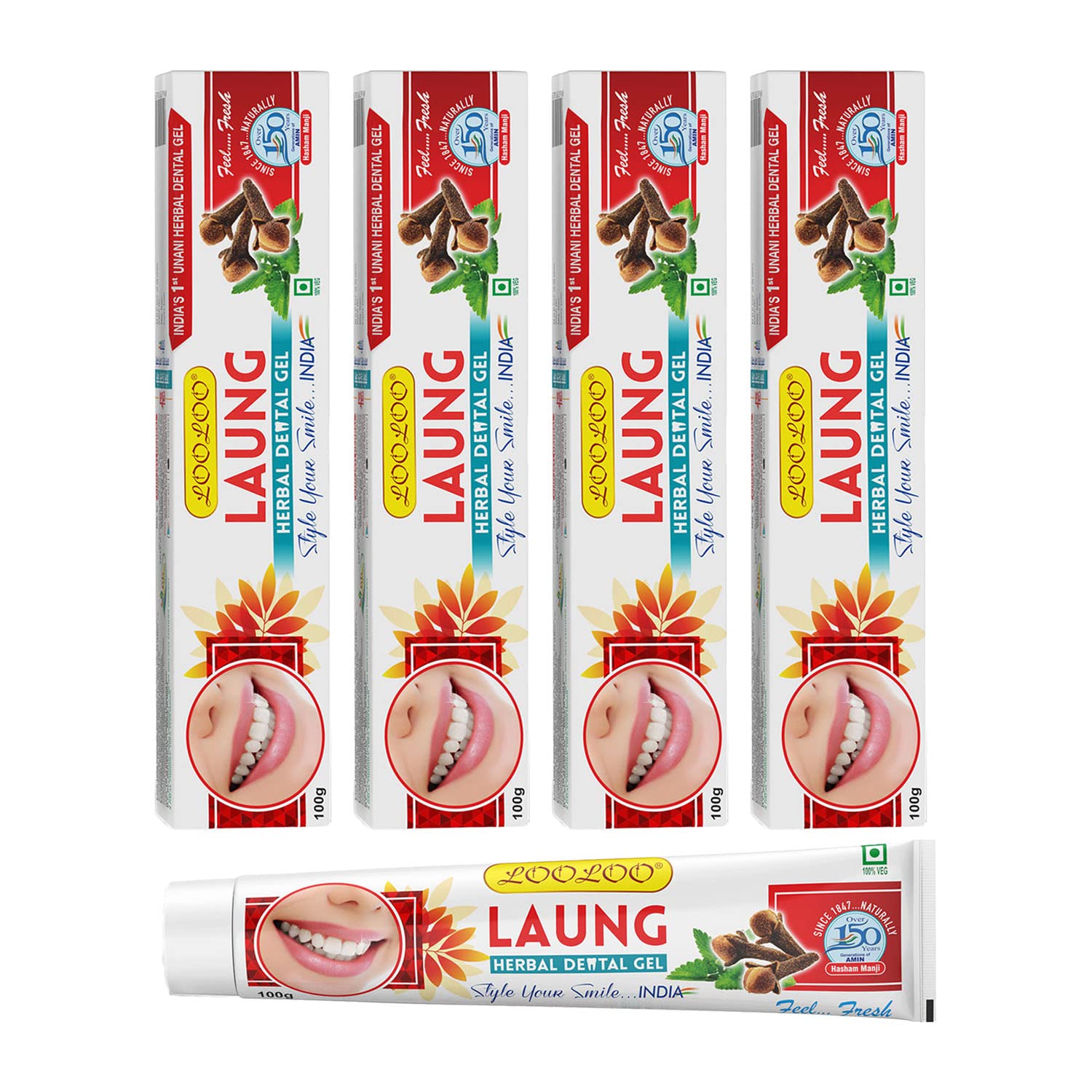 See full amazon price history chart for LooLoo Herbal Dental Gel Laung |Organic Gel |Herbal Clove Gum Care Toothpaste |Toothache & Gum Inflammation-Pack Of 4 (100G Each) LooLoo Herbal Dental Gel Laung |Organic Gel |Herbal Clove Gum Care Toothpaste |Toothache & Gum Inflammation-Pack Of 4 (100G Each) (B0B9SSYJHQ) Amazon Price History, Amazon Price Tracker