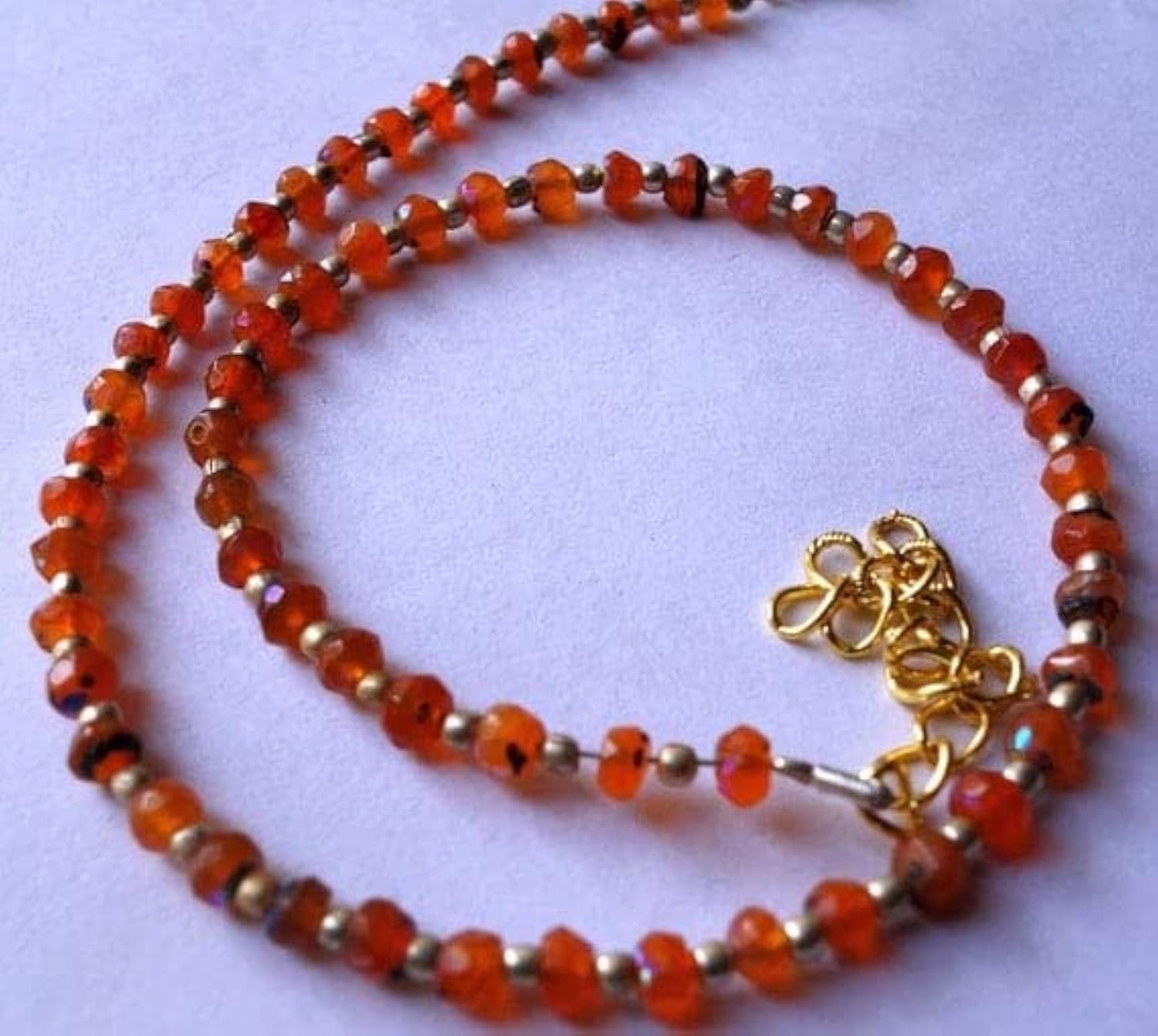 Fil cornaline 4mm 12 inch une idée cadeau originale pour passionnés de bijoux DIY