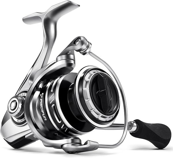 Piscifun NautiX Spinning Reel, Aluminum Spinning Fishing Reel, CNC Aluminum Gear, 33LBs Max Drag, 8+1 Sealed BB, 6.0:1/5