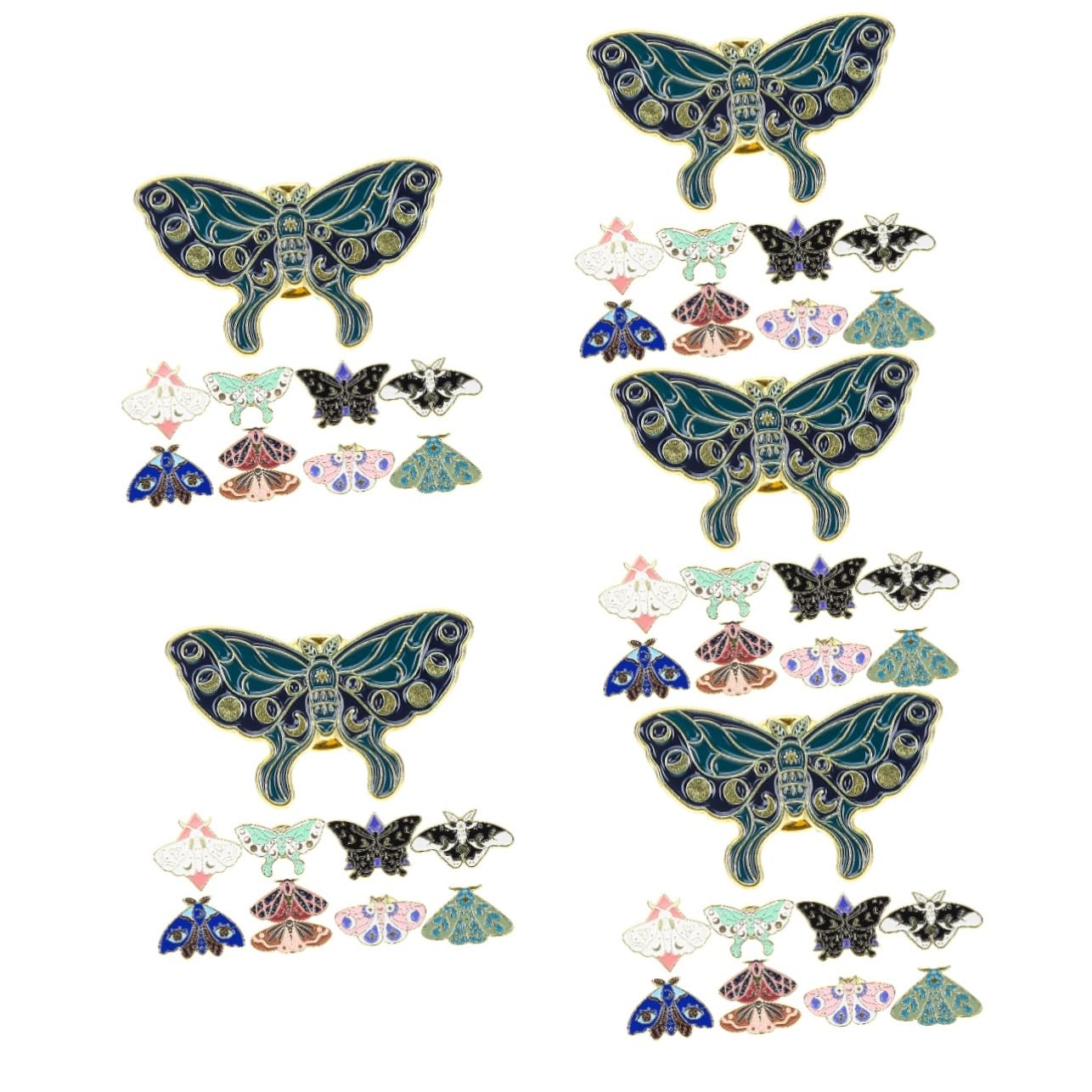 Healvian Corsage Came Carino Fermaglio Per Spilla Per Abbigliamento Risvolto Smaltato Elegante Spilla Retrò Distintivo Spilla A Farfalla Brucellini Spille