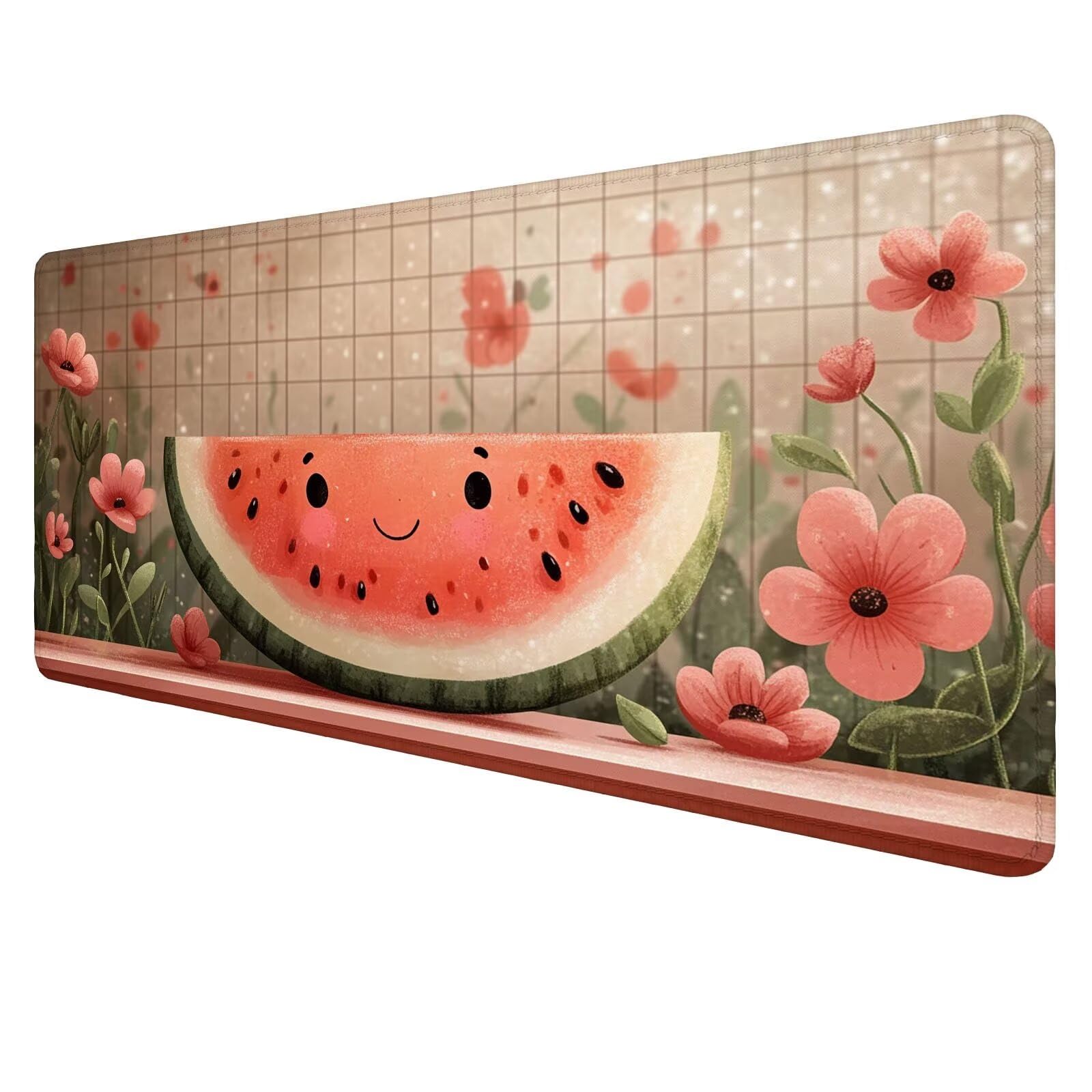 Podkładka pod mysz z uśmiechniętą twarzą duża podkładka na biurko dla graczy XXL 1600 x 800 x 3 mm niestandardowa podkładka pod mysz, ochraniacz na akcesoria biurowe, do domu Deco komputera biurowego