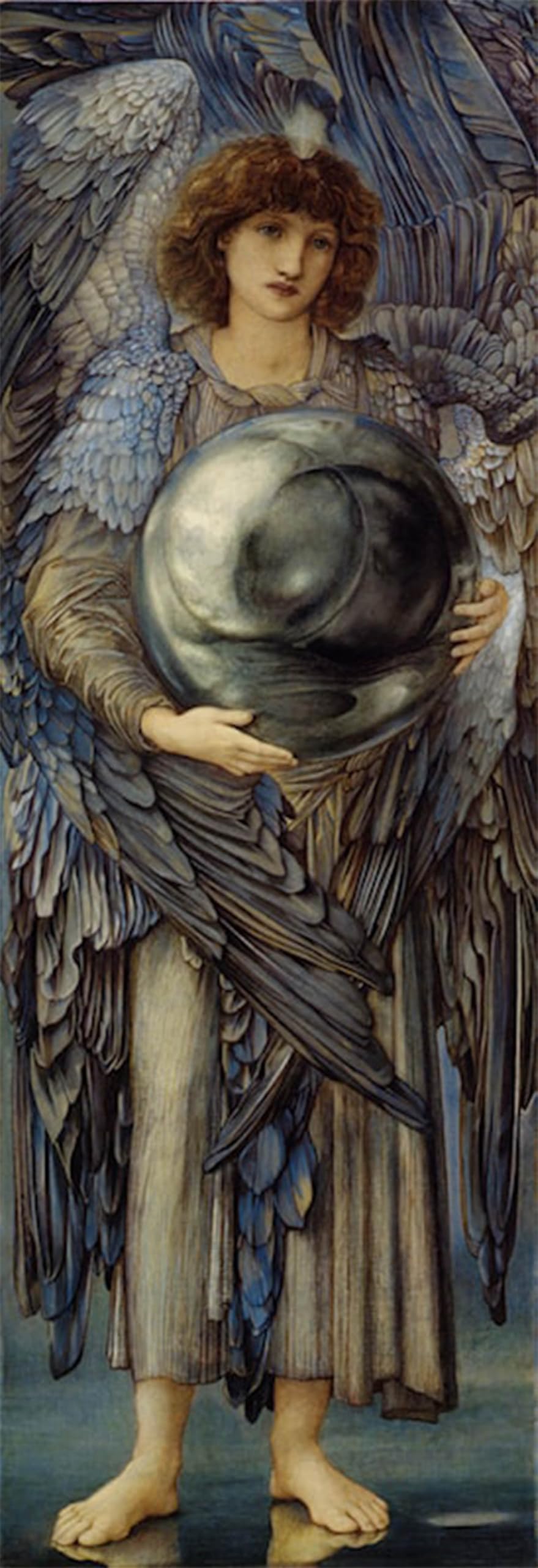 POSTERIIk Vintage Print Pop Art Landscape Artwork the Days of Creationthe First Day by Edward Burne-jones Art Prints for Office Home Decor 60x90cm