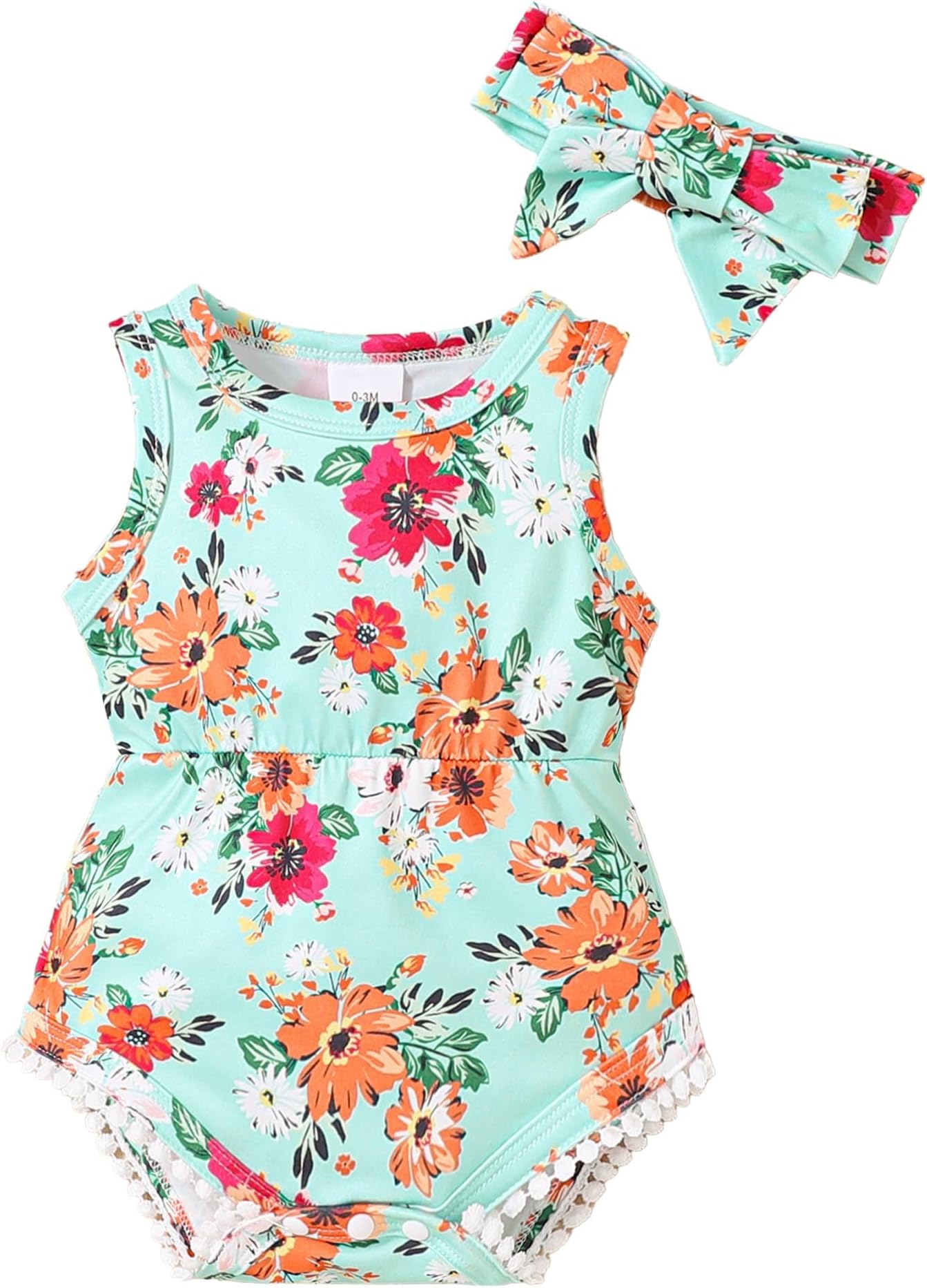 Baby Girl Clothes Newborn Girl Outfits Summer One Piece Romper