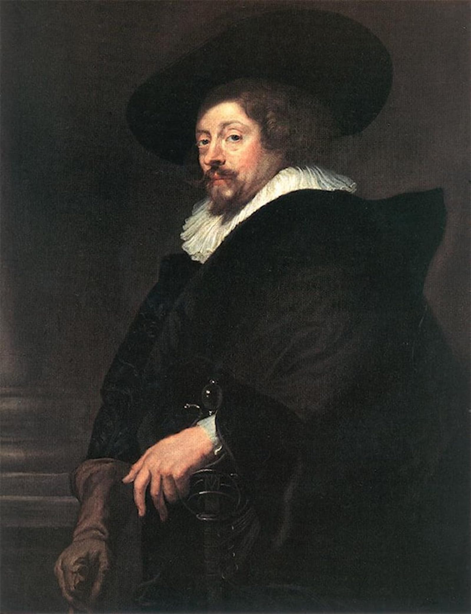ARTXLXXBN Famous Print Painting Colorful Art Print Self Portrait by Peter Paul Rubens Canvas Art Decorations for Home Decor 60x90cm