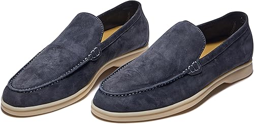 Miniatura 4 de Mocasines de cuero de gamuza de diseñador prémium para hombre Summer Stroll