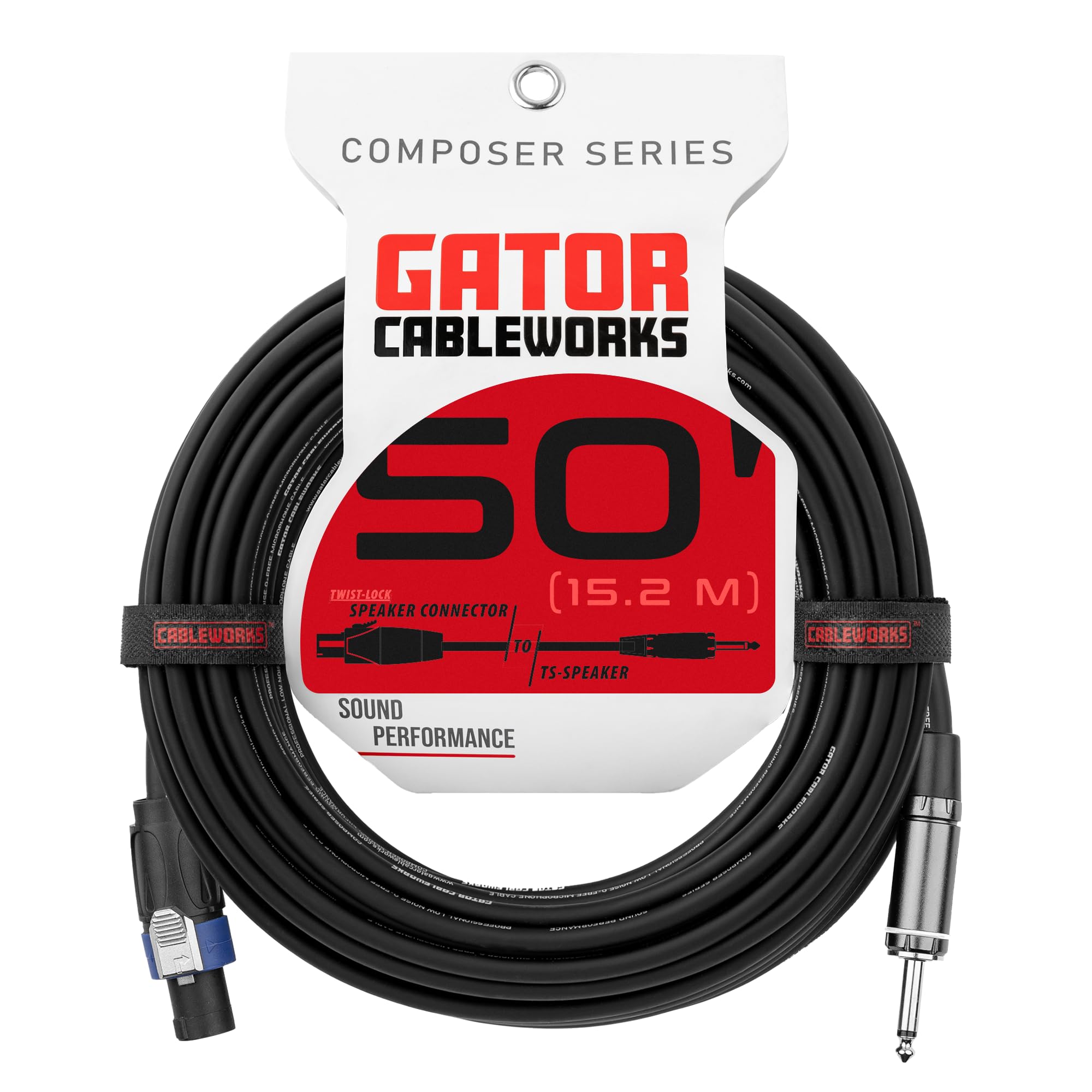 Gator Cableworks - GCWC-SPK-50-1TL - Cavo Speaker - 15 metri