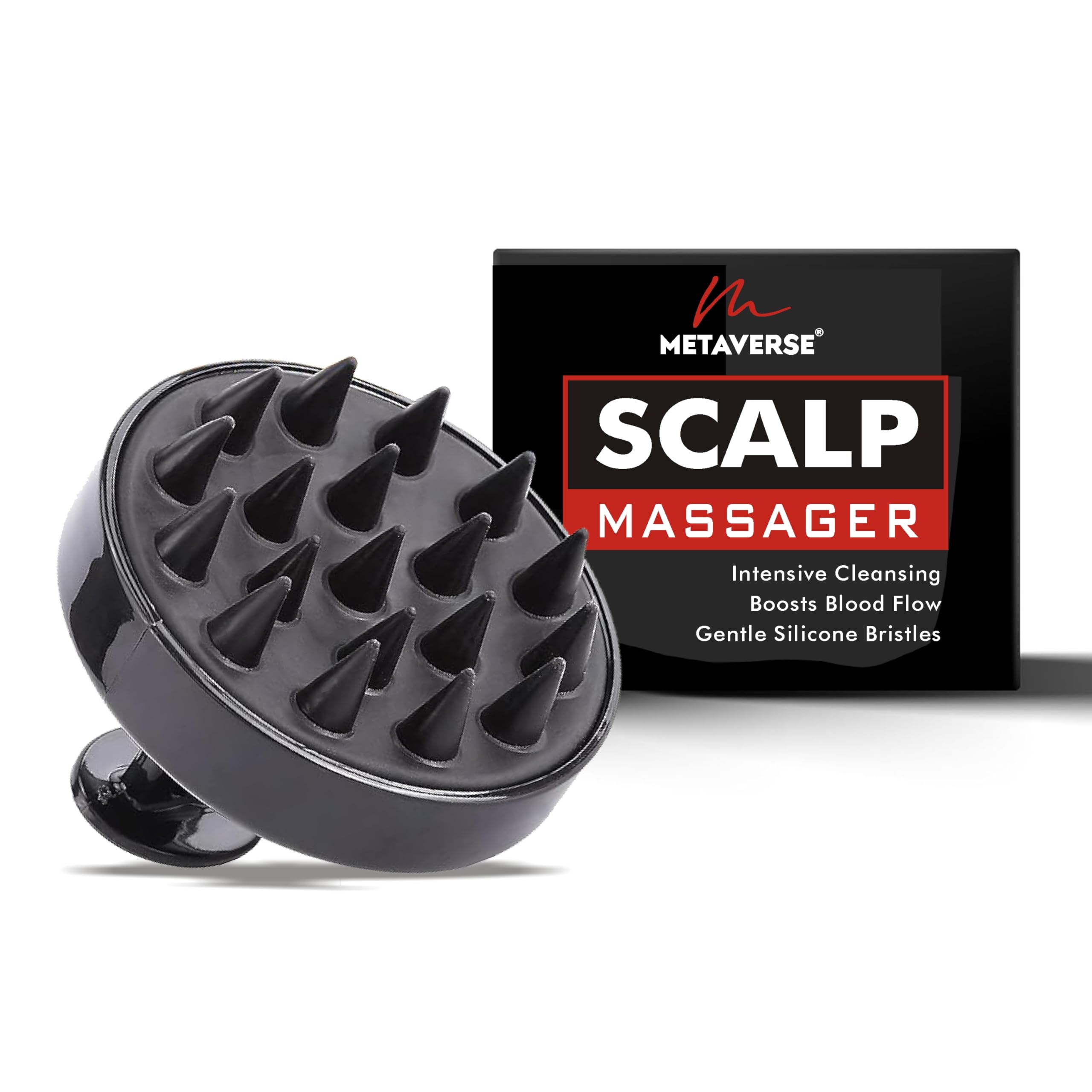 Metaverse Scalp Massager for Hair with Removable Handle | Soft Silicone Bristles for Dry Massage, Oil & Shampoo (B0DDQ61QCW) Amazon Price History, Amazon Price Tracker