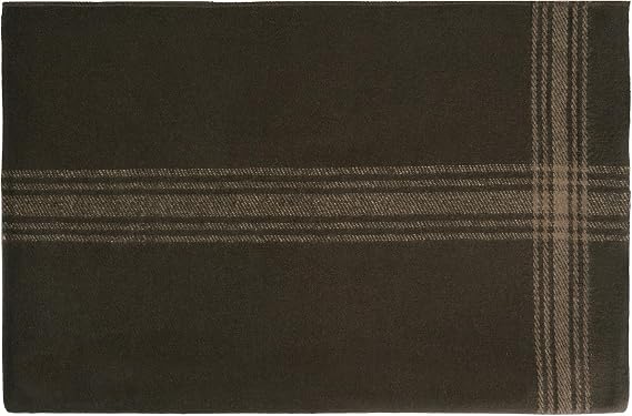Rothco Striped Outdoor Wool Blanket Heavyweight, Warm, and Comfortable Emergency Cover