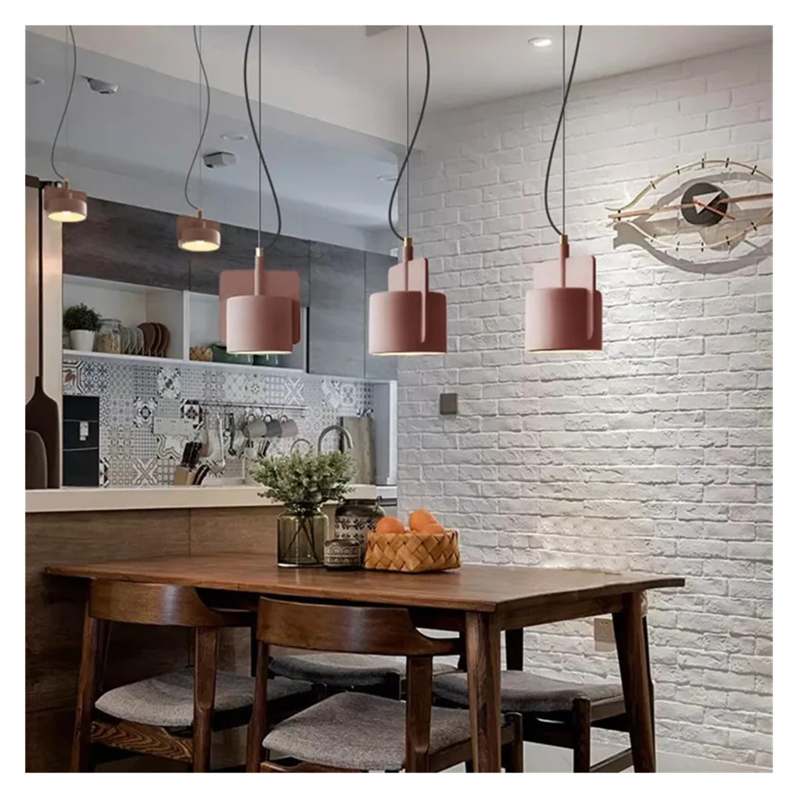 ITOSUI Creative Design of Bedroom Pendant Light Industrial Cement LED Geometric Pendant Light Decoration Bedroom Lighting Fixtures,Eye-catching