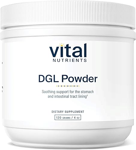 Vital Nutrients - DGL Powder - DGL Suplemento de RaĂz de Regaliz - Extracto de Regaliz para Apoyar el Forro Estomacal Saludable y el Tracto Vital Nutrients - DGL Powder - DGL Suplemento de RaĂz de Regaliz - Extracto de Regaliz para Apoyar el Forro Estomacal Saludable y el Tracto