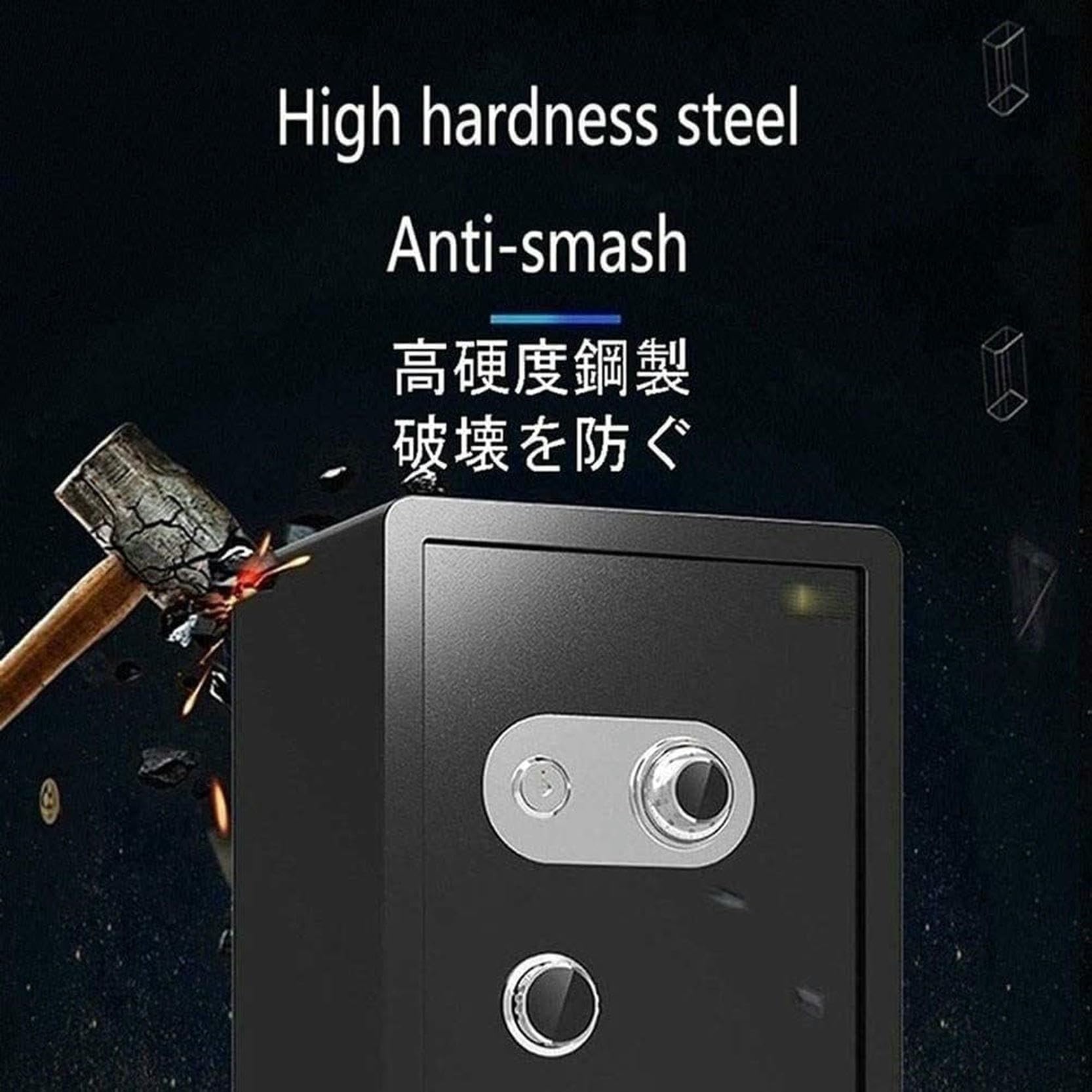 strongbox caja fuerte ignífuga impermeable cajas fuertes para el hogar y cajas de seguridad ignífugas para el hogar altura 45 cm caja de almacenamiento mecánica de acero / gabinete hotel/oficina de la