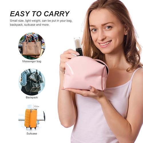 Miniatura 6 de Beavorty Brocha de maquillaje retráctil Kabuki para base de polvo con botellas de polvo sueltas recargables, cepillo portátil para líquido facial