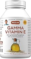 Vista 11 de ANDREW LESSMAN Vitamina E gamma 30 cápsulas blandas - 315 mg de tocoferol gamma, vitamina E protectora. Cuatro formas de tocoferoles naturales