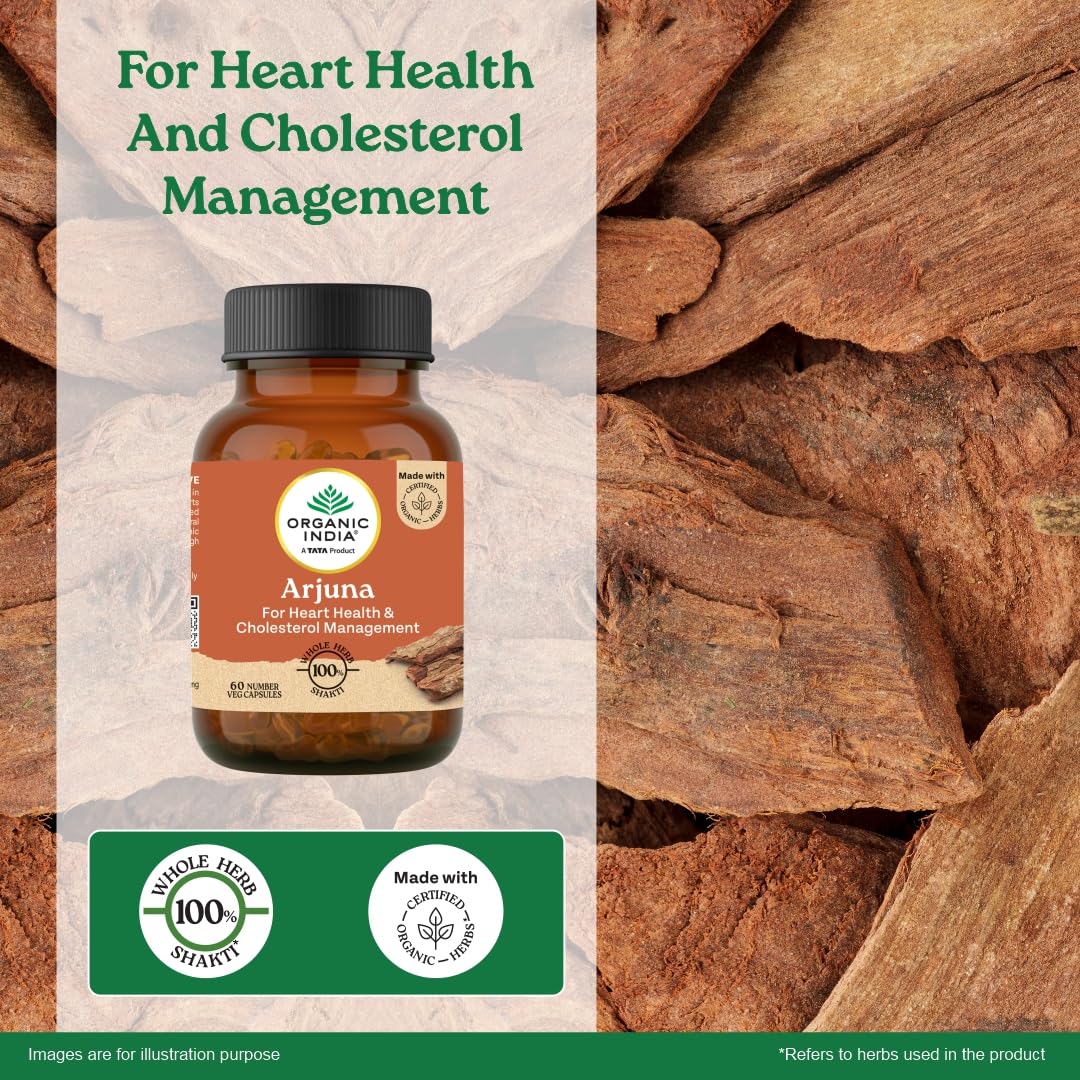 Diwali Sale A Tata Product - Organic India Arjuna - 60 Veg Capsules 2 Diwali Sale A Tata Product - Organic India Arjuna - 60 Veg Capsules