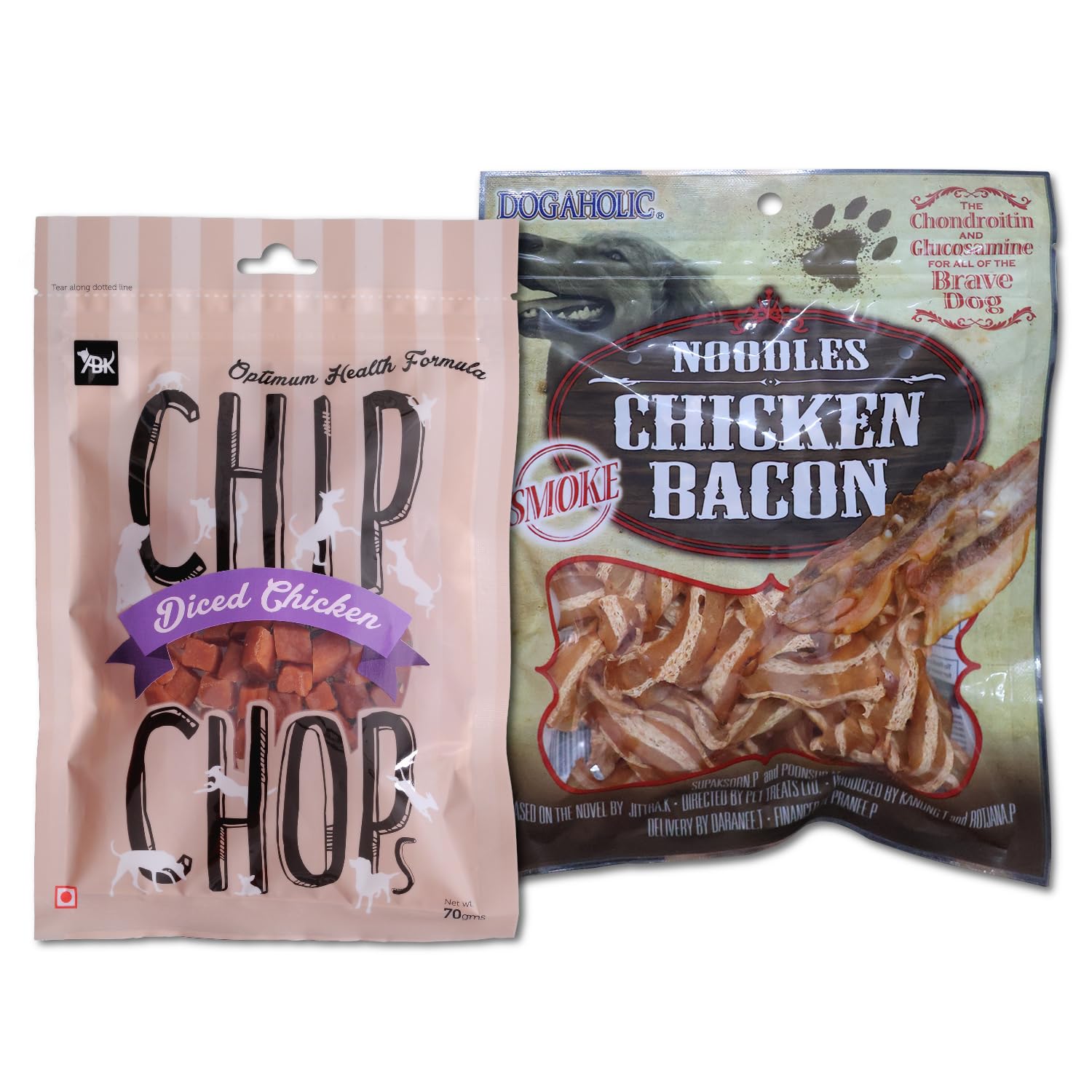 Chip Chops |Dog Treats| Favorite Flavors Available with Multi Packs (Rena Noodles Chicken Bacon and Diced Chicken) and Suitable for All Breeds of Dogs (B09NBNTS1S) Amazon Price History, Amazon Price Tracker