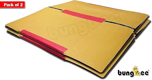 Miniatura 5 de Cajas de cartón corrugado para embalaje de 30 x 19 x 18 pulgadas, caja de embalaje de cartón resistente de 5 capas, bordes reforzados, paquete de 2