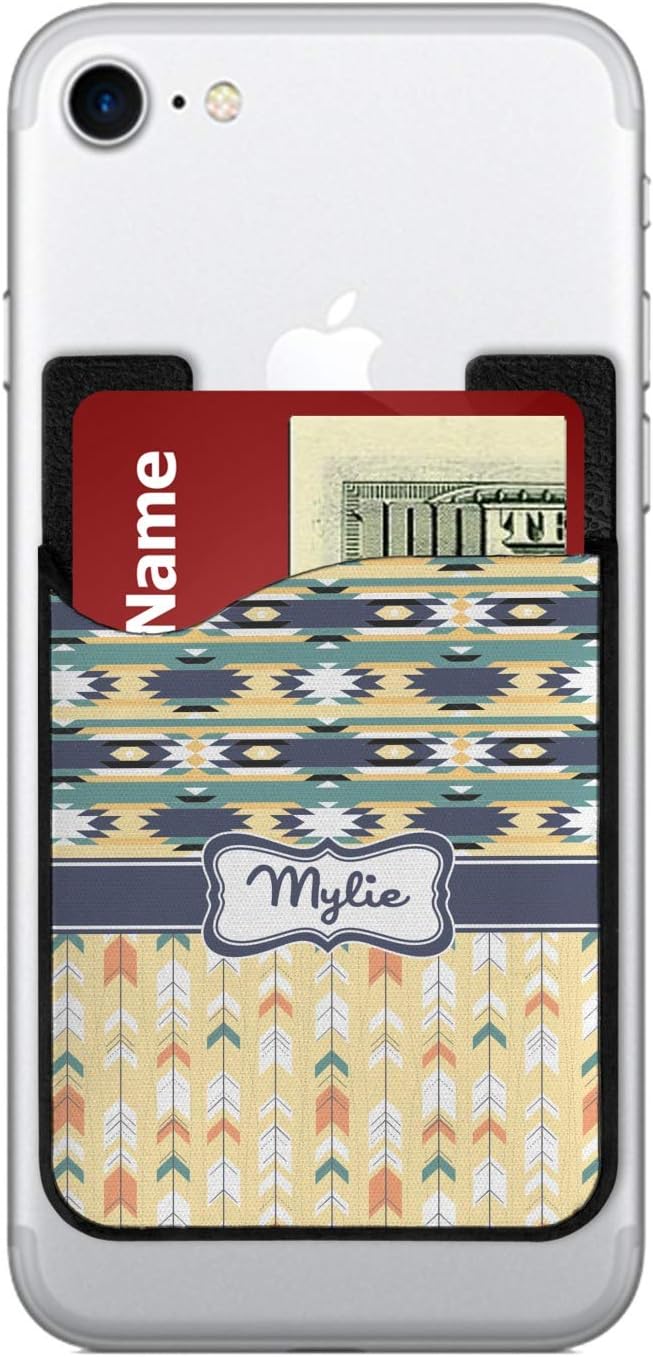 YouCustomizeIt Personalized Tribal2 2-in-1 Cell Phone Credit Card Holder & Screen Cleaner