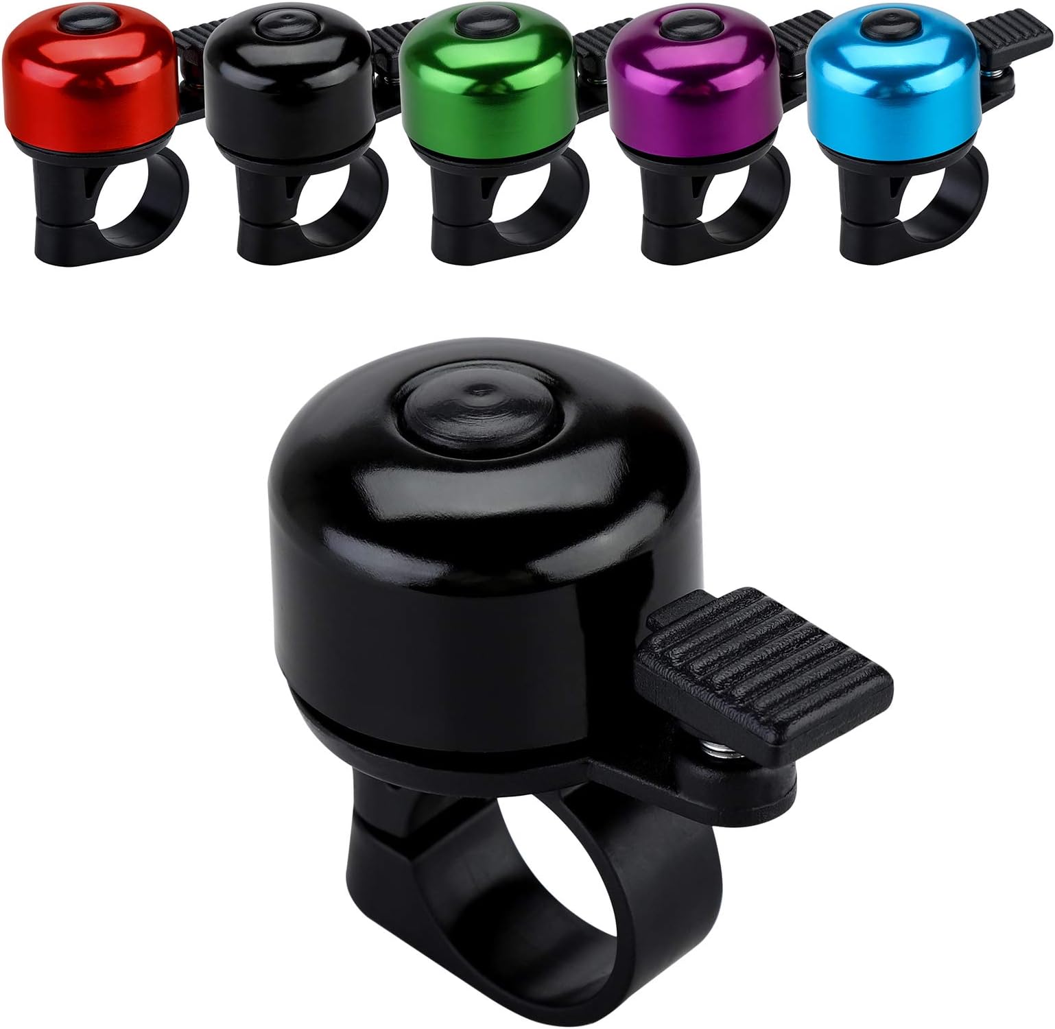 Bike Bell Bicycle Bell with Loud Crisp Clear Sound, Road and Mountain Bike Bell Adults Kids(8 colors)