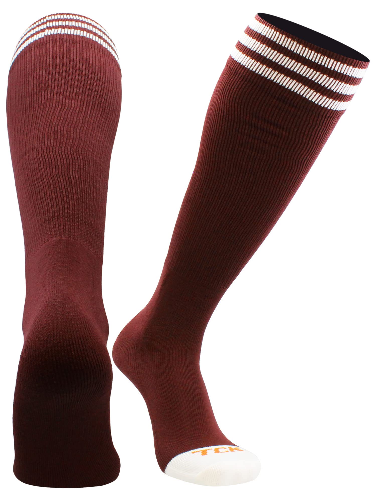 TCK Striped Athletic Tube Socks - Youth &amp; Adult Team Sports